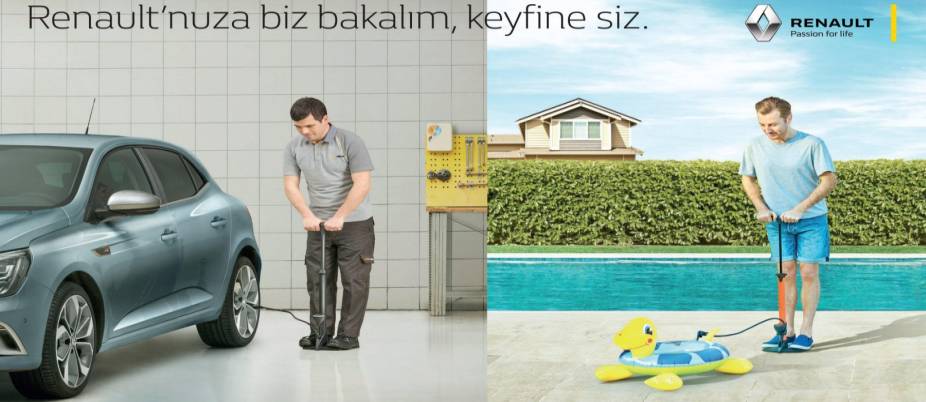 Renault'nuza biz bakalım, keyfine siz!